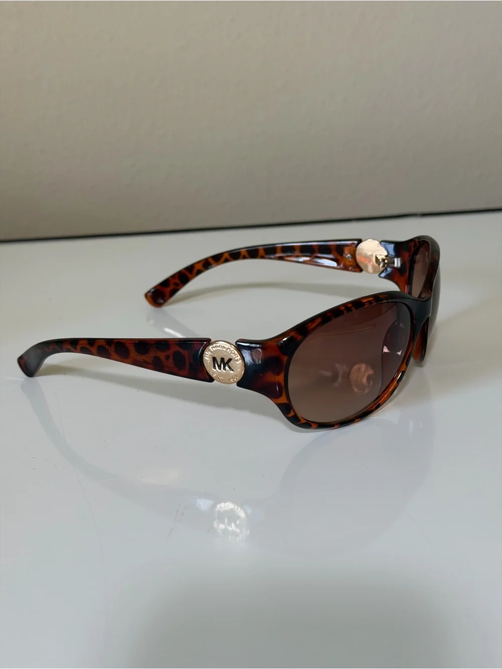 Michael Kors Tortoise Shell Sunglasses with Brown Lenses
